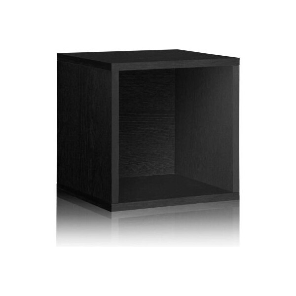 Way Basics Way Basics Stackable Large Storage Cube, Black BS-SCUBE-BK - main